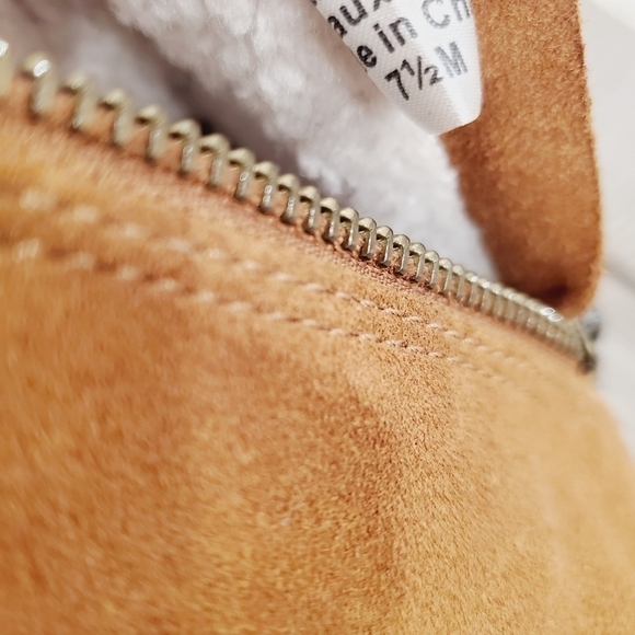 NEW J/SlidesTorrie Suede Faux Fur High-Top Sneakers Boots - Picture 5 of 5